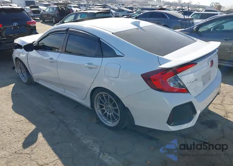 2019 Honda Civic Si из США, поврежденный, VIN 2HGFC1E51KH705742